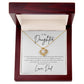Dad to Daughter Beautiful Love Knot Necklace